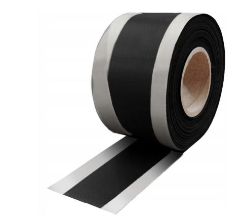 Fartuch EPDM 0,75mm zewnętrzny z dwoma paskami taśmy butylowej od 100 do 500 mm - 25 m.b.. Fartuch EPDM 0,75mm zewnętrzny z dwoma paskami taśmy butylowej od 100 do 500 mm - 25 m.b..